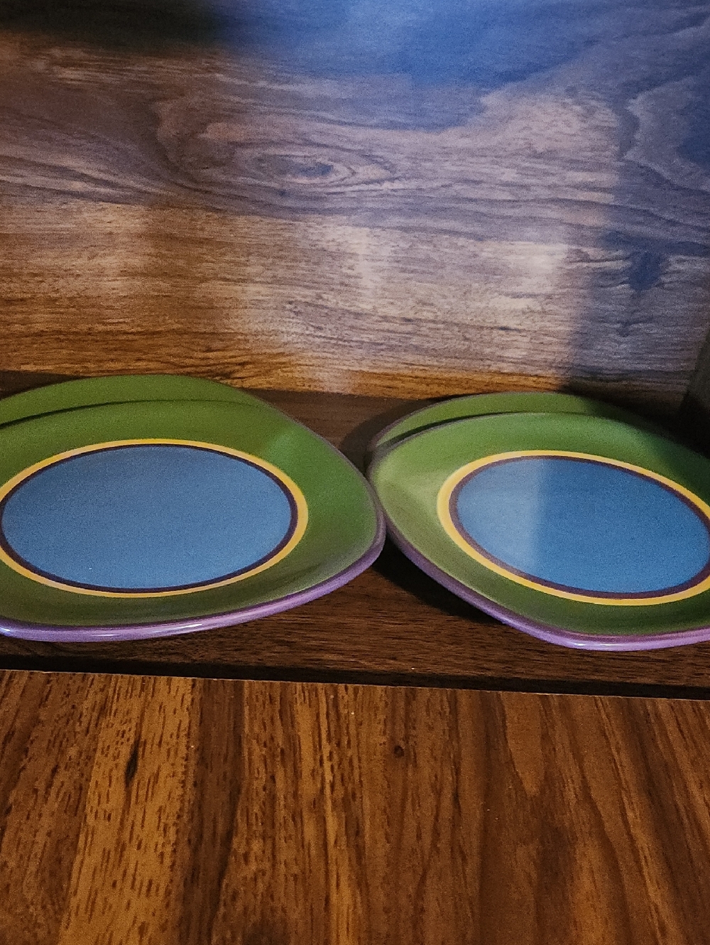Coba Inca Blue Bread & Butter Plates (4)